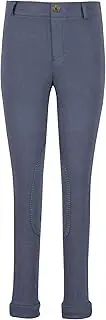 [TuffRider] Children's Starter Lowrise Pull-On Jods | Children UltraGripp Knee Patch Horse Riding Pants | Children's Equestrian Schooling Tights