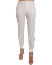 Dolce & Gabbana Dolce Gabbana Pants White Side Stripe Trousers Women