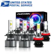 H7 H7 H11 For Smart Fortwo 2008-2015 Combo LED Headlight+Fog Light Bulbs 6X (for: Smart)