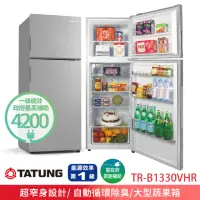 在飛比找momo購物網優惠-【TATUNG 大同】330L 變頻1級能效雙門冰箱(TR-