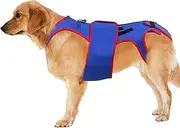 Dog Back Brace - Back Support Harness for Dogs, Pet Rehab and Support Brace | Reflective Strips and D-ring Back Protector, Helps with Dog Injury Recovery, Waist Protection Auxiliary Support Belt