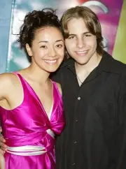 Aimee Garcia actor Pablo Santos at 7th Prism Awards cocktail part- 2003 Photo