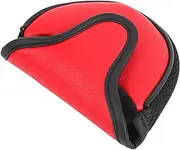 Putter Headcover, Putter Protection Covers, Waterproof Thickening Red Black for Sports Protection Accessories(red)