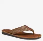 Johnston Murphy Men's Norris Laser-Weave Thong Sandals Size 9