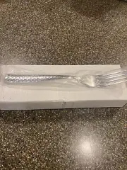 Fortessa Lucca Faceted 8” 18/10 Stainless Steel Extra Heavy Weight Dinner Forks