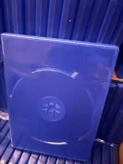 10 PCS NEW HIGH QUALITY 14mm SINGLE DVD GAME CASES, TRANSPARENT BLUE, FREE SHIP