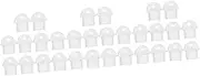 KITANDOVE 30 pcs USB Port Plugs Transparent Phone Charging Port Stoppers Durable Dust Protectors for Devices Prevents Dirt Fluff for Optimal Performance