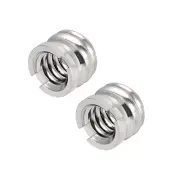 2Pcs Metal 1/4" to 3/8" Convert Screw Adapter Bolt for Tripod Monopod Ballhead