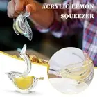 Manual Lemon Squeezer Acrylic Clip Orange Fruit Hand Juicer Home Kitchen New