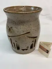 Missions Handmade Pottery, Manger Christmas Scene, Candle Holder And Lots Of Use