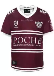 Manly Sea Eagles 2022 NRL Kids Home Jersey Sizes 4-16 BNWT