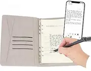 3 in 1 Digital Notebook with Smart Pen, Bluetooth Paper OCR Digital Pen, Real-time Sync for Digitizing, Convert to Text, Storing, and Sharing Paper Notes (Black)