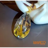 在飛比找蝦皮購物優惠-【MARCO寶石】鈦晶花墜子001 吊墜 墜飾 項鍊 天然水