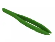 2PCS PLASTIC TWEEZERS JEWELRY TOOL COIN STAMP HANDLING BATTERY BEADS HOBBY ARTS