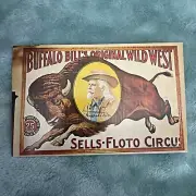 Unused Vintage Circus Postcard - Buffalo Bill Museum - Cody Wyoming