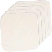 TOKIDNY Bamboo Fiber Facial Cleaning Cloths 5pcs Exfoliating Towels Large Face Body Scrubbers Soft Absorbent Reusable