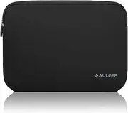 AULEEP 11-12 Inch Laptop Sleeves, Neoprene Notebook Computer Pocket Tablet Carrying Sleeve/Water-Resistant Compatible Laptop Sleeve for Acer/Asus/Dell/Lenovo/HP, Black