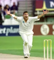 Geoff Allott New Zealand Old Player Cricket Photo 2