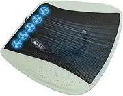 Daseeme Car Seat Fan Cushion for Summer Driving Cooling Car Seat Cover with 5 Fans & 3 Adjustable Speed