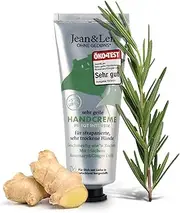 Jean & Len Very Horny Rosemary & Ginger Hand Cream with Urea, Hand Care for Dry and Cracked Hands, Moisturises and Nourishes Intensively, No Parabens & Silicones, Hand Cream Tube, Vegan, 75 ml