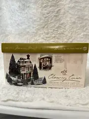 Department 56 Dickens Village Chancery Corner Gift Set 3D lights up NEWin Box