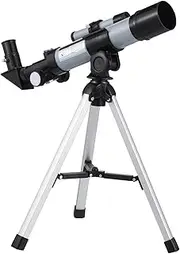 QUMIIRITY Astronomical Telescope for Boys and Girls Beginners Refraction 2 Big Focus Eyepieces Portable Tripod for Sky Observation