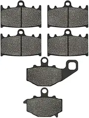 Motorcycle Front or Rear brake Pads FOR~Kawasaki ZR400 ZR 400 Zephyr ZZR400 ZZR 400 ZX400 ZZR600 ZZR 600 Ninja ZX 600 ZX6R ZX9R (Size : Front and Rear)