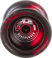 Duncan "RoadRunner" Yo-Yo / Black with Red Splash