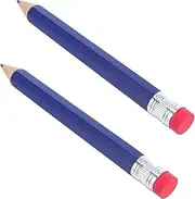 SEWACC 2pcs Oversized Pencils with Eraser Protective Back to School Supplies Unique for Teachers