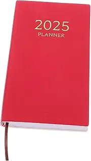 SAFIGLE 2025 Planner Calendar Book To-do-list Notebook Monthly Academic Year Schedule Planner Daily Organizer For Home Office School Red