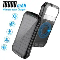 在飛比找ETMall東森購物網優惠-16000mAh Solar Power bank PD 1