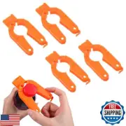 Gjinxi 4 Pcs Plastic Bottle Cap Opener, 3 in 1 Water Bottle Opener, Soda Can