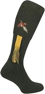 [Bisley] Embroidered Pheasant Stockings 8-11