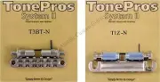 TonePros METRIC Pre-Notched Bridge & Tailpiece Set - NICKEL LPM02/N