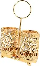 OKUMEYR Stylish Utensil Holder Rotating Cutlery Storage for Kitchen Home Restaurant Space Saving Design for Spoons Forks Chopsticks Practical Elegant