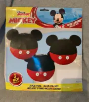 Disney Junior Mickey Paper Lanterns 3 Pack New in Bag