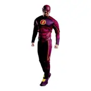 Rubies Justice League Adult Deluxe The Flash Costume One Size Standard