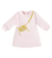 [Marc Jacobs Kids] Marc Jacobs Kids Baby printed cotton-blend jersey dress M 1 pink