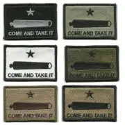 VELCRO® BRAND Fastener Morale HOOK Gonzales Come & Take it Cannon Patches 3x2"