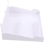 Baluue Professional Hair Scissor Stand Hair Scissor Holder Hairdressing Shear Organizers White