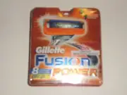 New Gillette Fusion Power Men's Razor Blade Refills 8 Count 5 Blade Shaving