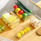 Plastic Refrigerator Drawer Hardware Fruit Storage Box Plastic Box Kitchen