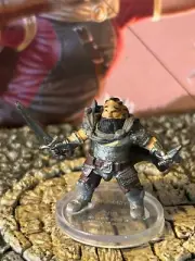 Larethar Gulgrin D&D Miniature Dungeons Dragons Menagerie rogue dwarf fighter Z