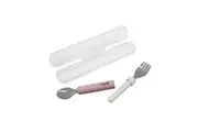MELII LUXE DETACHABLE SPOON & FORK SET - PINK