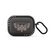 AirPods Pro 2 Bounce Case Taxidermy Death Moth at Midnight