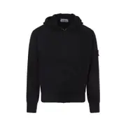 [Stone Island] Stone Island-Black Cotton Sweatshirt-Uomo XL STAND