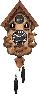 RHYTHM Cuckoo wall clock Authentic bellows type Made in Japan 4MJ221RH06