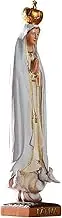 Religious Figurine Decoration Our Lady of Fatima Statue Catholic Holy Sculpture of Mary Religious Sculpture Holy Statue Decoration Sculpture of Fatima Figurine Religious Figurine of Mary Holy Virgin