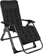 Zero Gravity Lounge Chair, Zero Gravity Outdoor Chair Folding Reclining Garden Chairs Beach Lounge Chair for Yard and Patio,D Lounge Chair (Color : H) Comfortable Anniversary