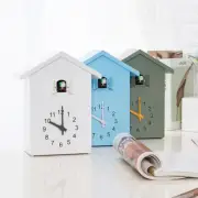Bird Wall Clock Cuckoo Quartz Wall Clock Silent Non-Ticking Wooden Clocs Modern^